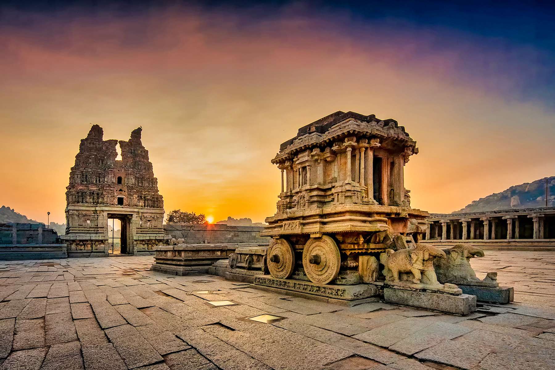 Hampi ancient ruins