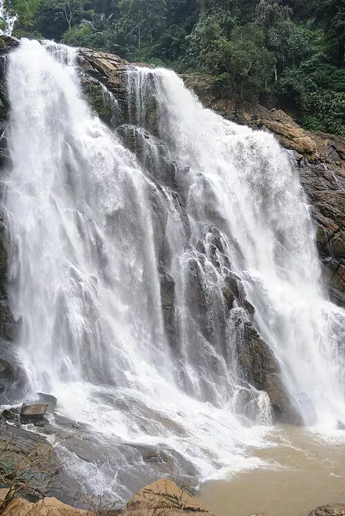 Wayanad hills and waterfalls